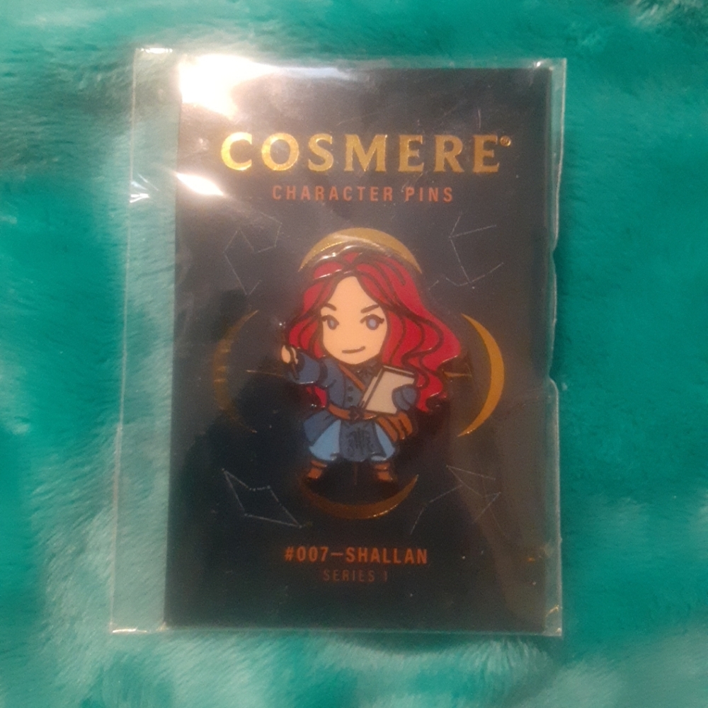 New Cosmere Character Pins 001 Shallan ~ The Stormlight Archive Dragonsteel pin
